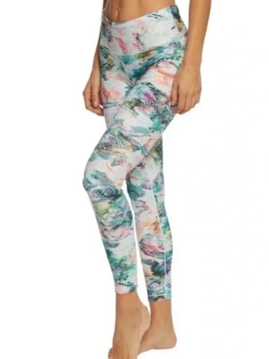 Prana Pants - Prana Graceful Pillar Printed Yoga Leggings Activewear Athletic Size Small